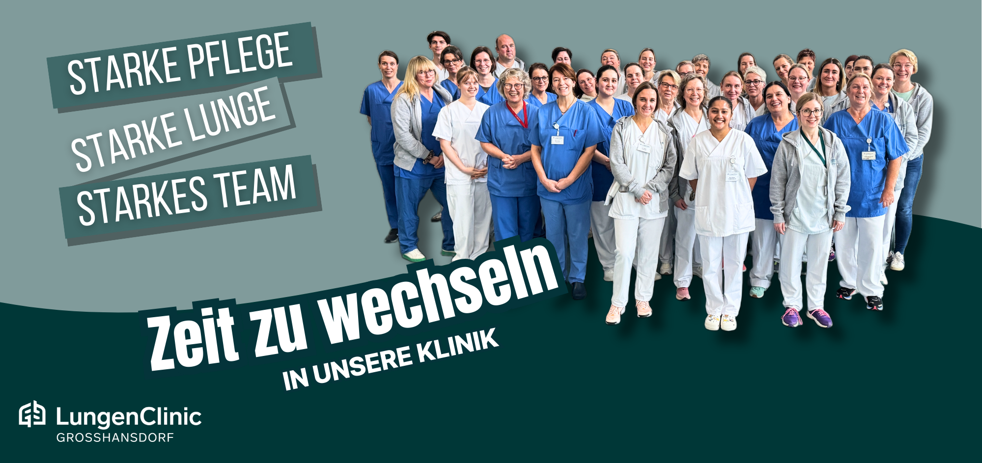 STARKE PFLEGE STARKE LUNGE UND EIN STARKES TEAM